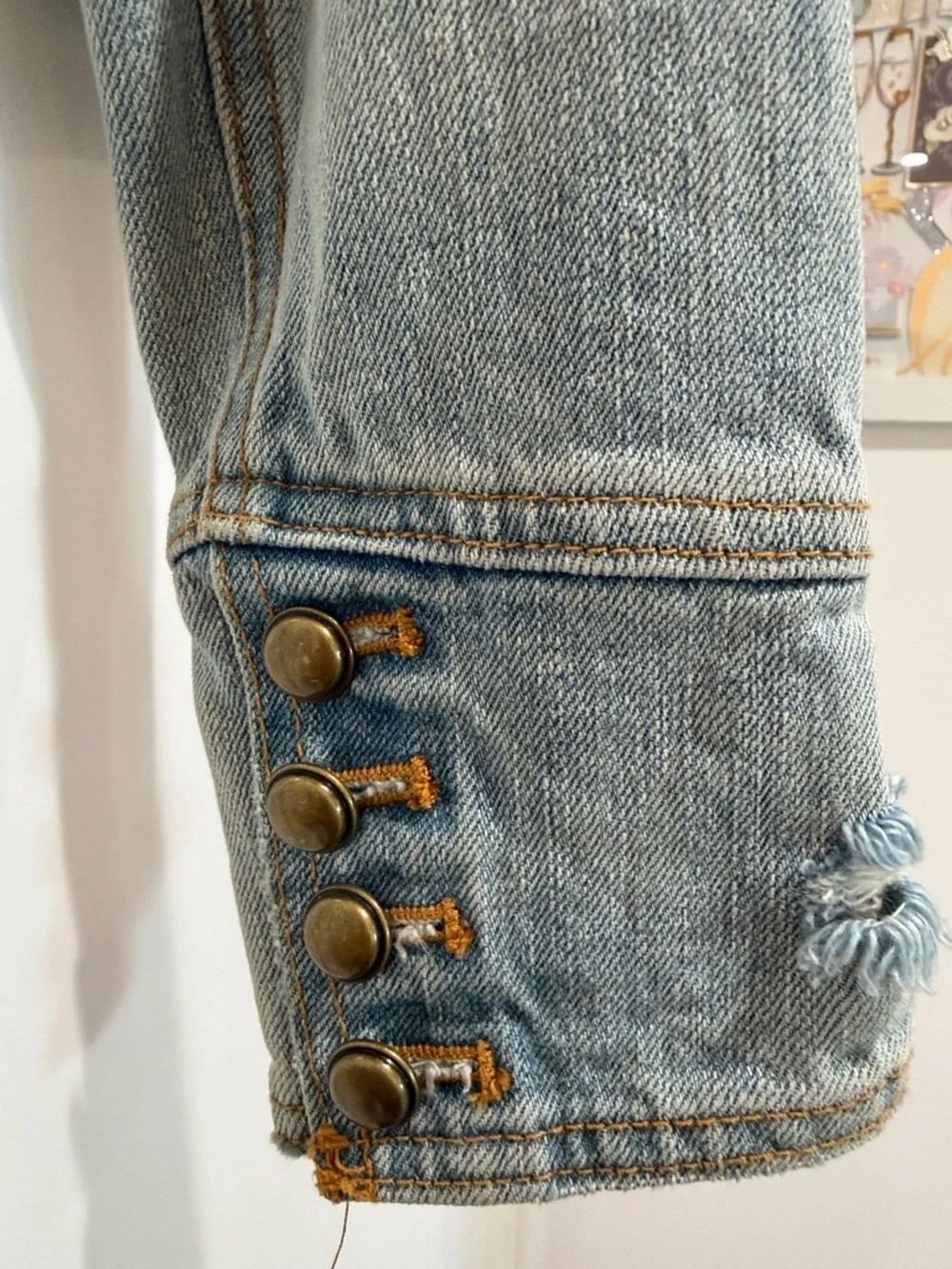 NWT Free People Denim Jacket - Picture 9 of 11